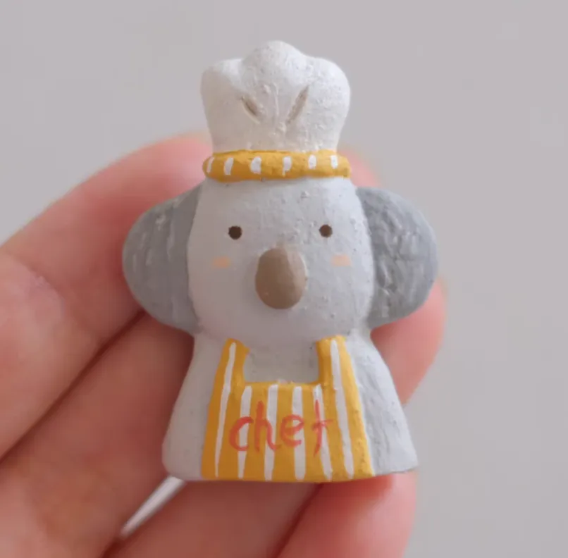 Koala Chef Fridge Magnet