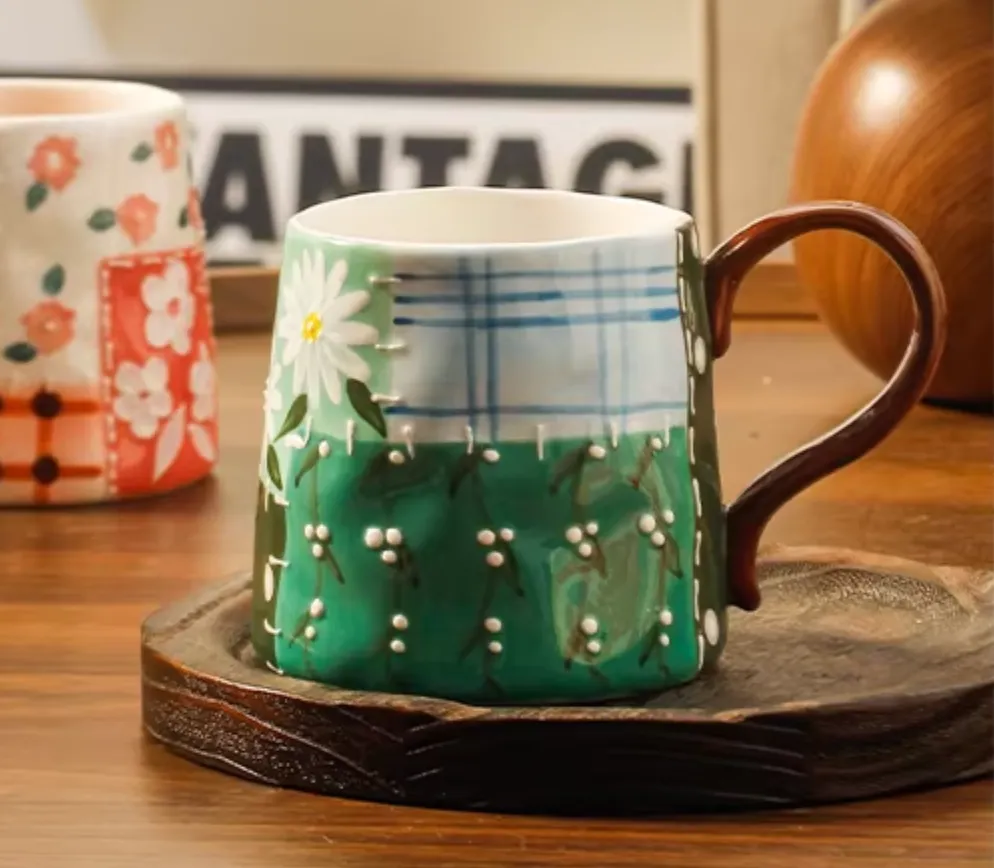 Picnic Time Handpainted Mug