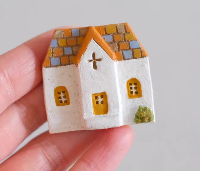 Tiny House Fridge Magnet — Chapel
