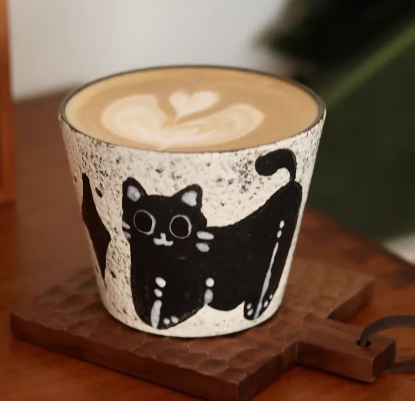 Vintage Kitty Cup